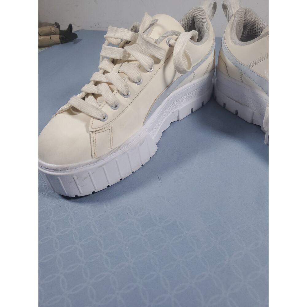 Puma Mayze Embroidery Womens Platform Sneakers Floral Shoes 394907-01 Size 7 - Picture 12 of 16